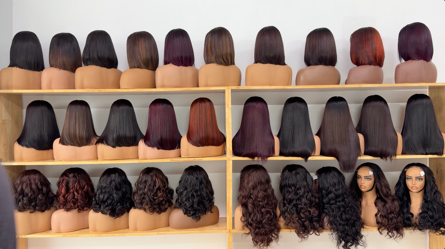Business combo wig for reseller