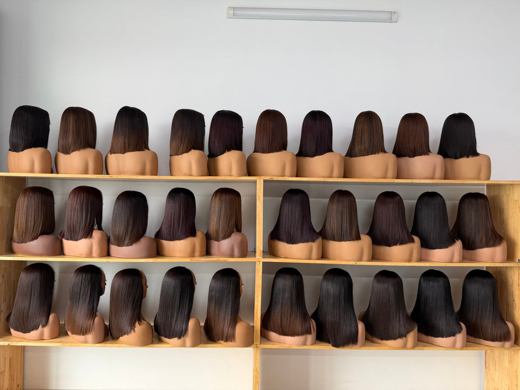 Raw Vietnamese hair bob wig combo — Anbi Hair factory