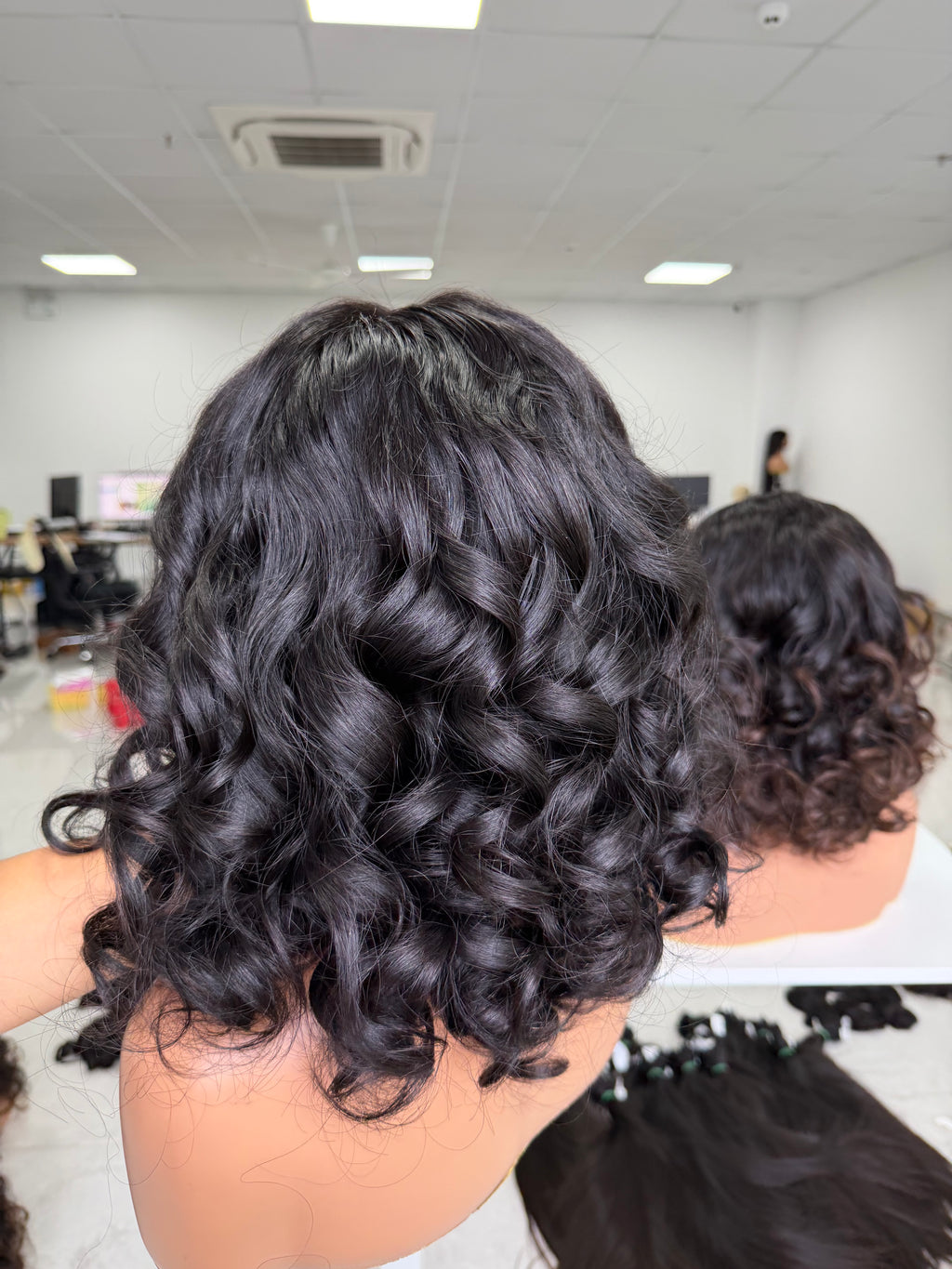 Premium Raw Vietnamese Hair · HD 5x5 · 12" · Bouncy · Density 250