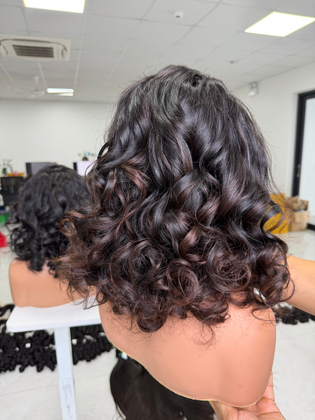 Premium Raw Vietnamese Hair · HD 5x5 · 12" · Bouncy · Density 250