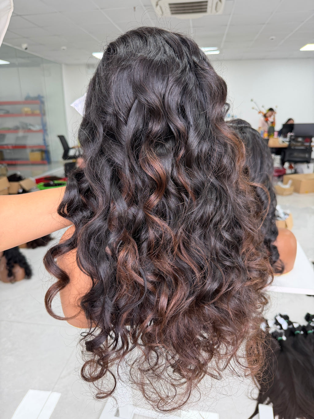 Premium Raw Vietnamese Hair · HD 5x5 · 20" · Bouncy · Density 250