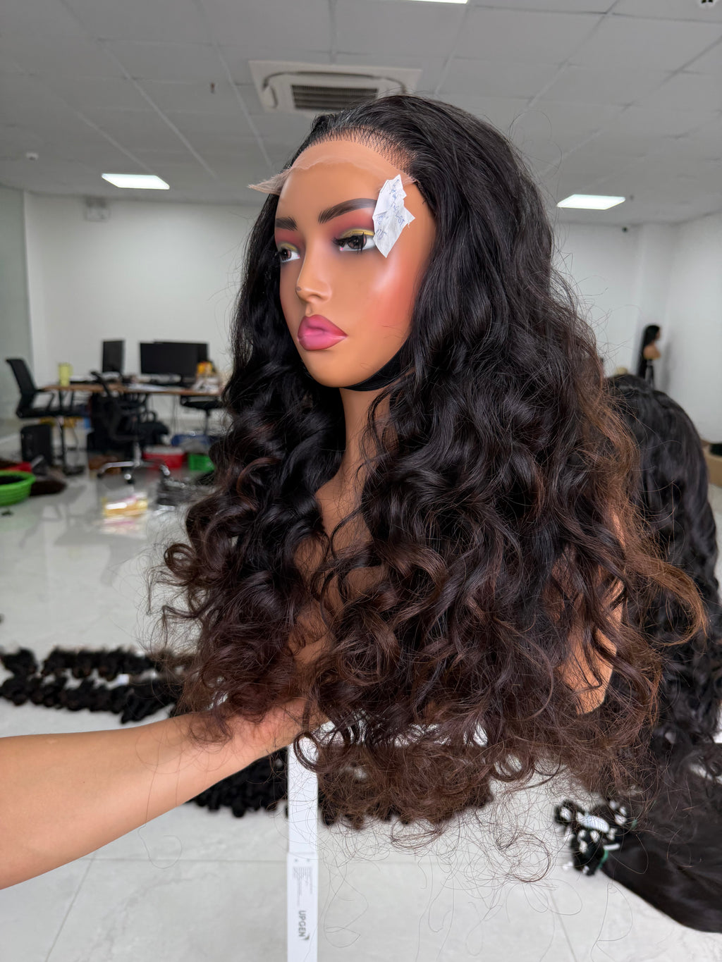 Premium Raw Vietnamese Hair · HD 5x5 · 20" · Bouncy · Density 250