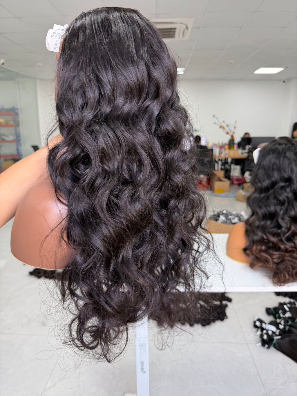 Premium Raw Vietnamese Hair · HD 5x5 · 22" · Bouncy · Density 300