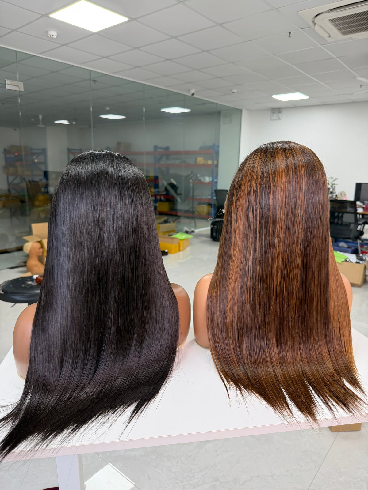 Raw Vietnamese Hair Luxury Wig · HD 13x4 · 16" · Bone Straight · Density 250