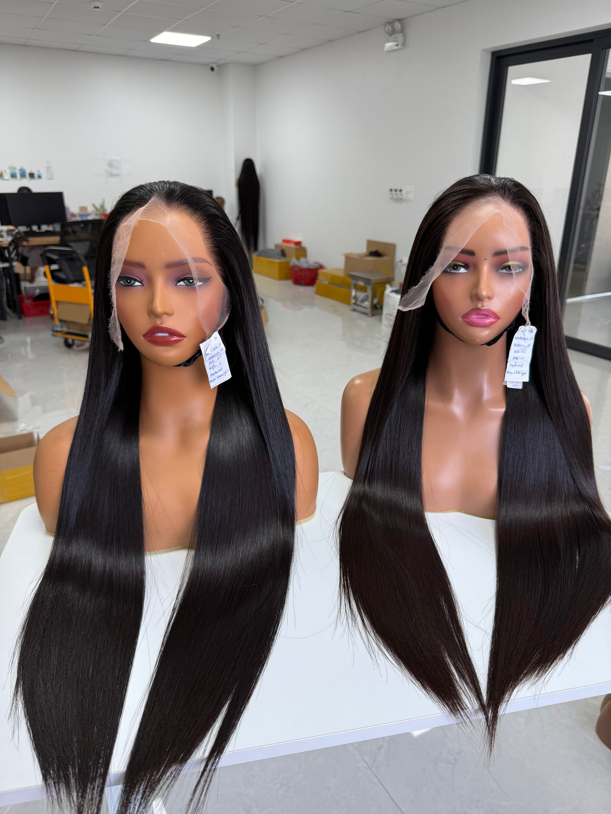 Raw Vietnamese Hair Luxury Wig · HD 13x4 · 26" · Bone Straight · Density 250