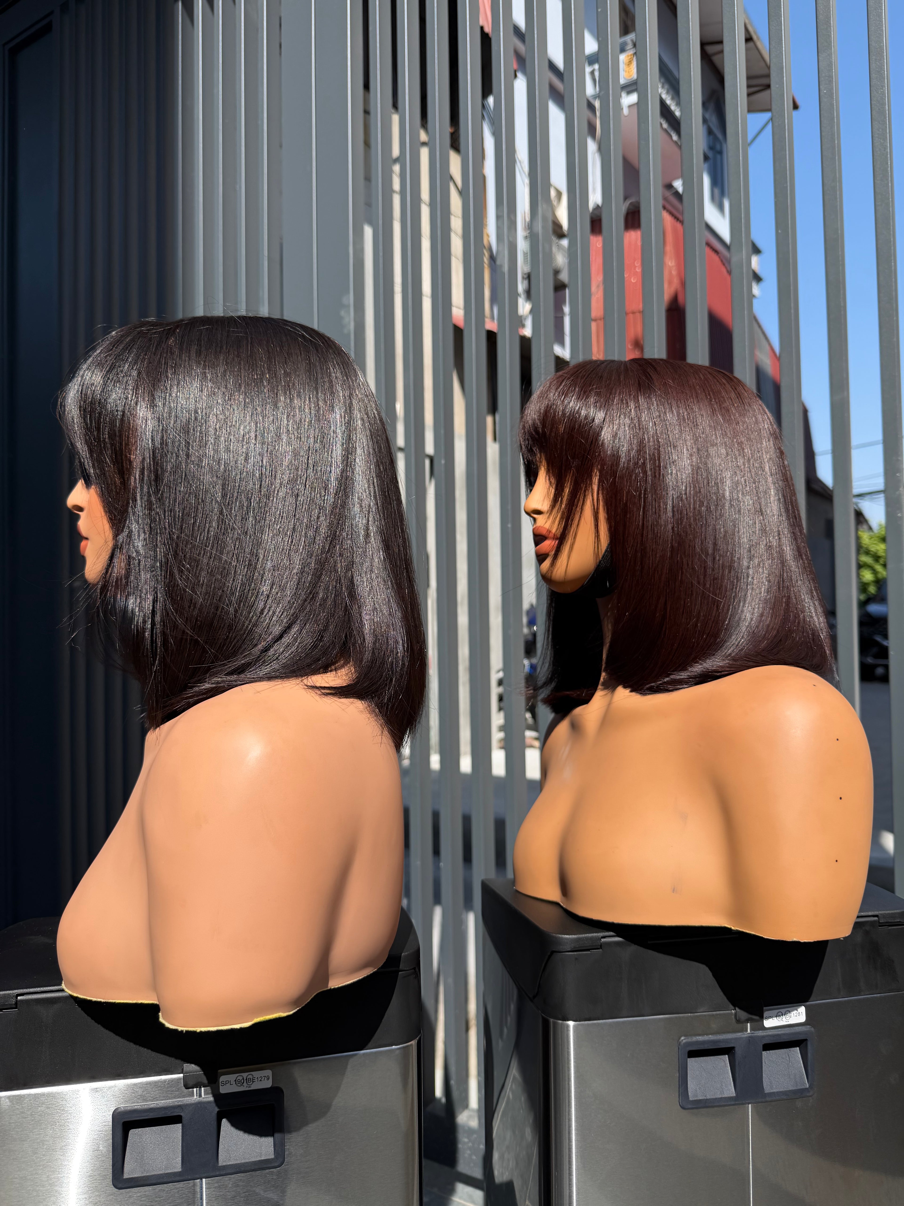 Affordable · Fringe 5x5 · 8" · Bone Straight · Density 200