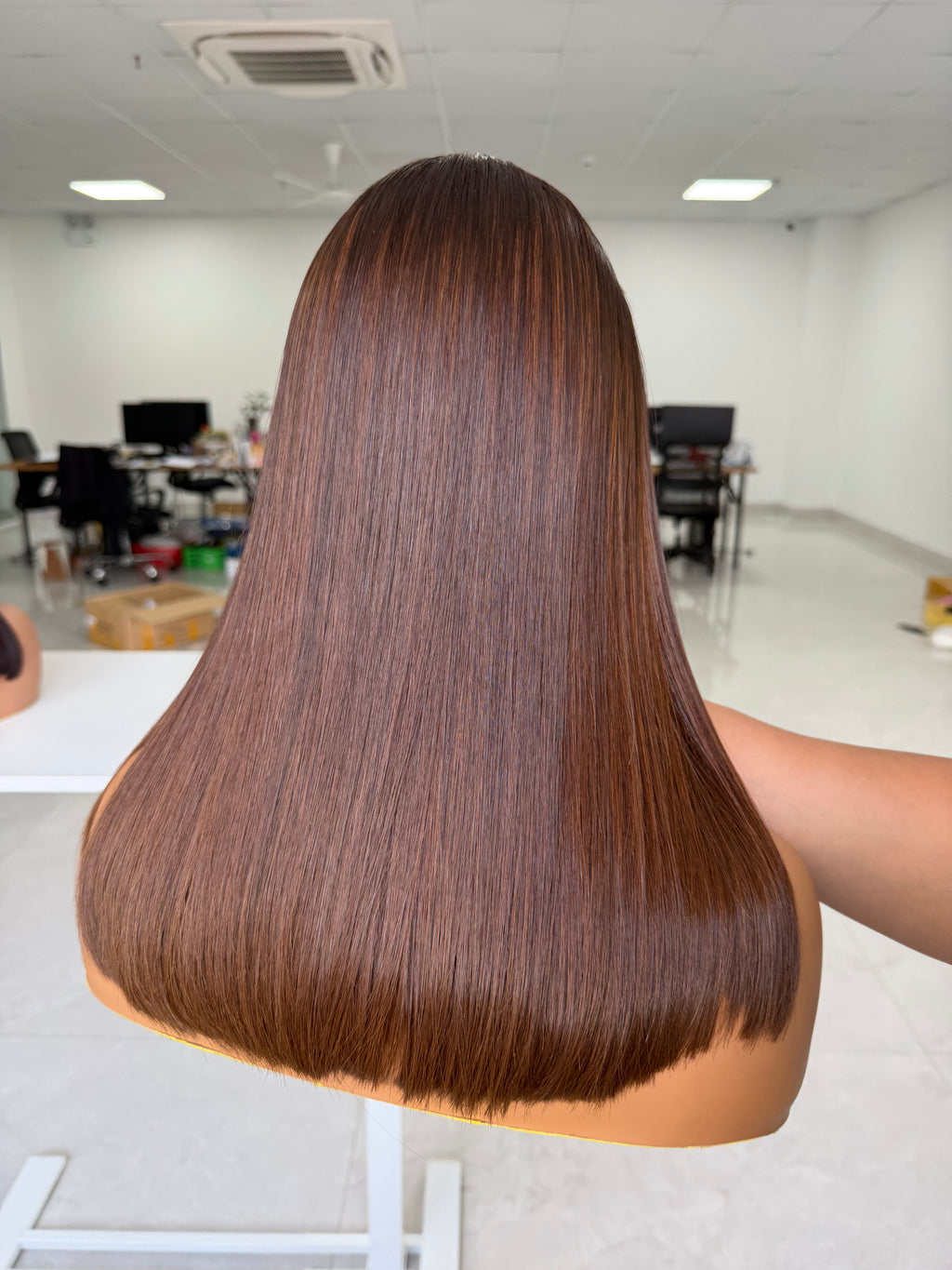 Luxury · 2x6 · 14" · Bone Straight · Density 200
