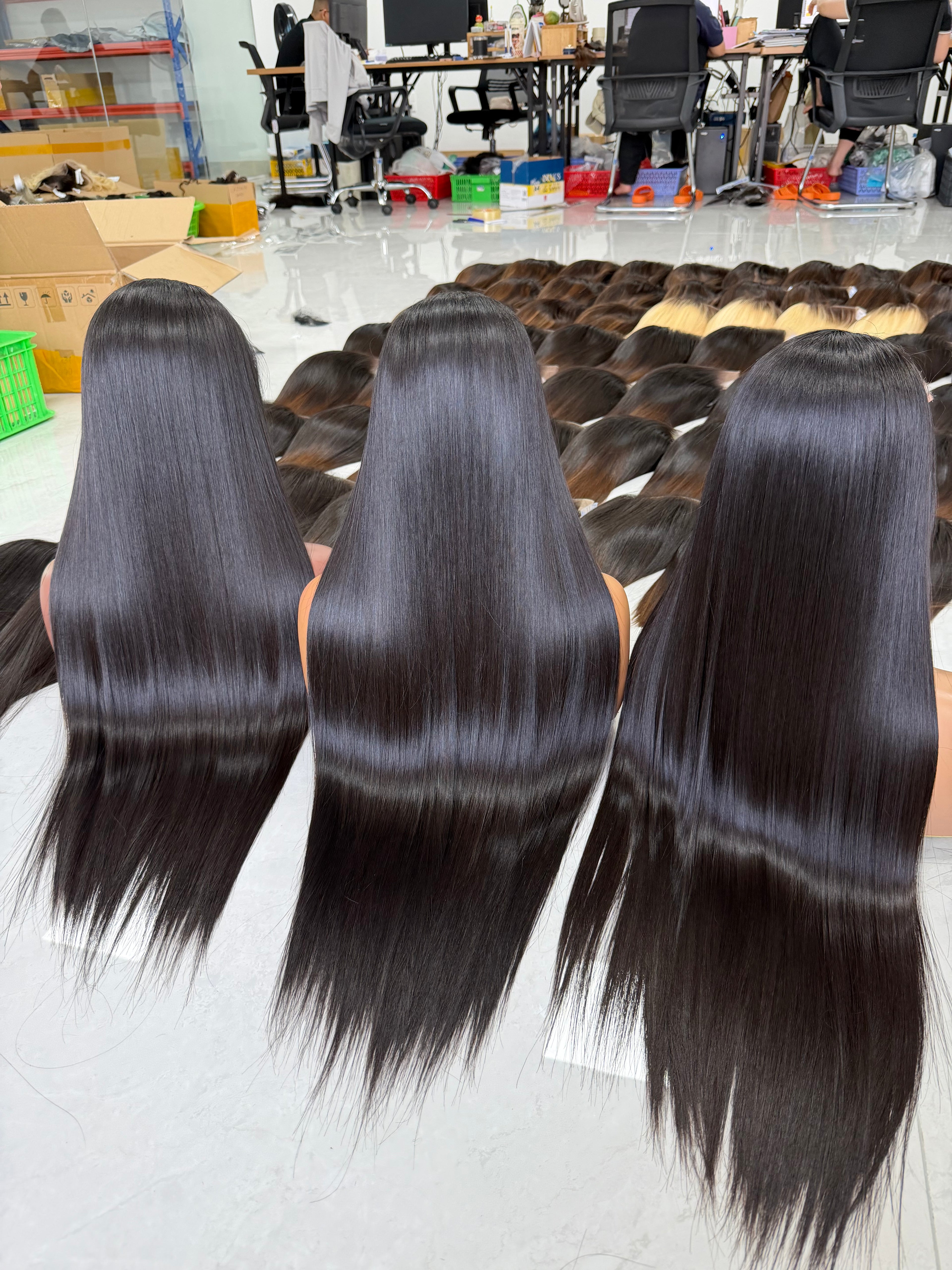 Signature · 5x5 · 26" · Baby Hair · Bone Straight · Density 300