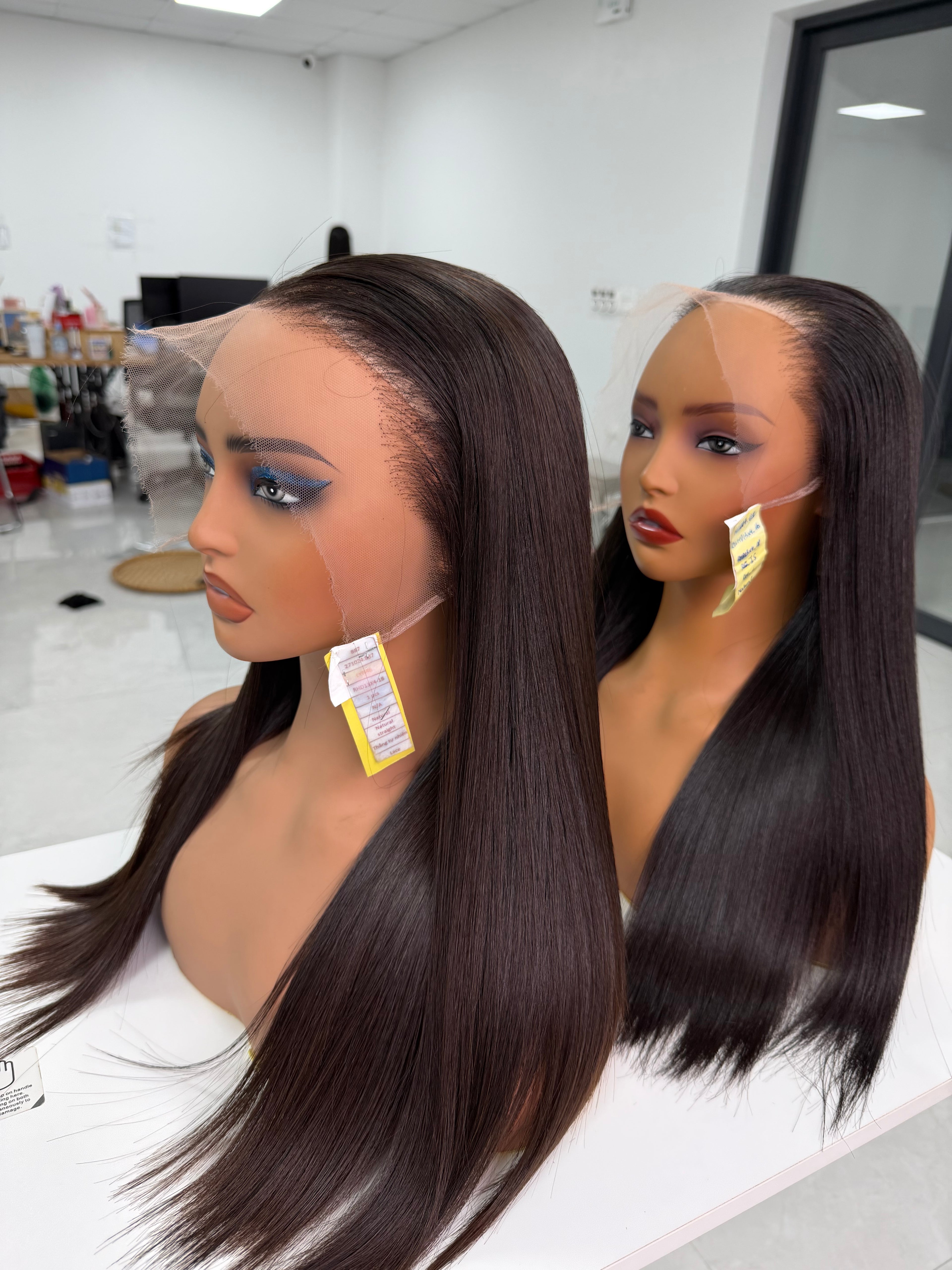 Luxury · HD 13x4 · 16" · Bone Straight · Density 250