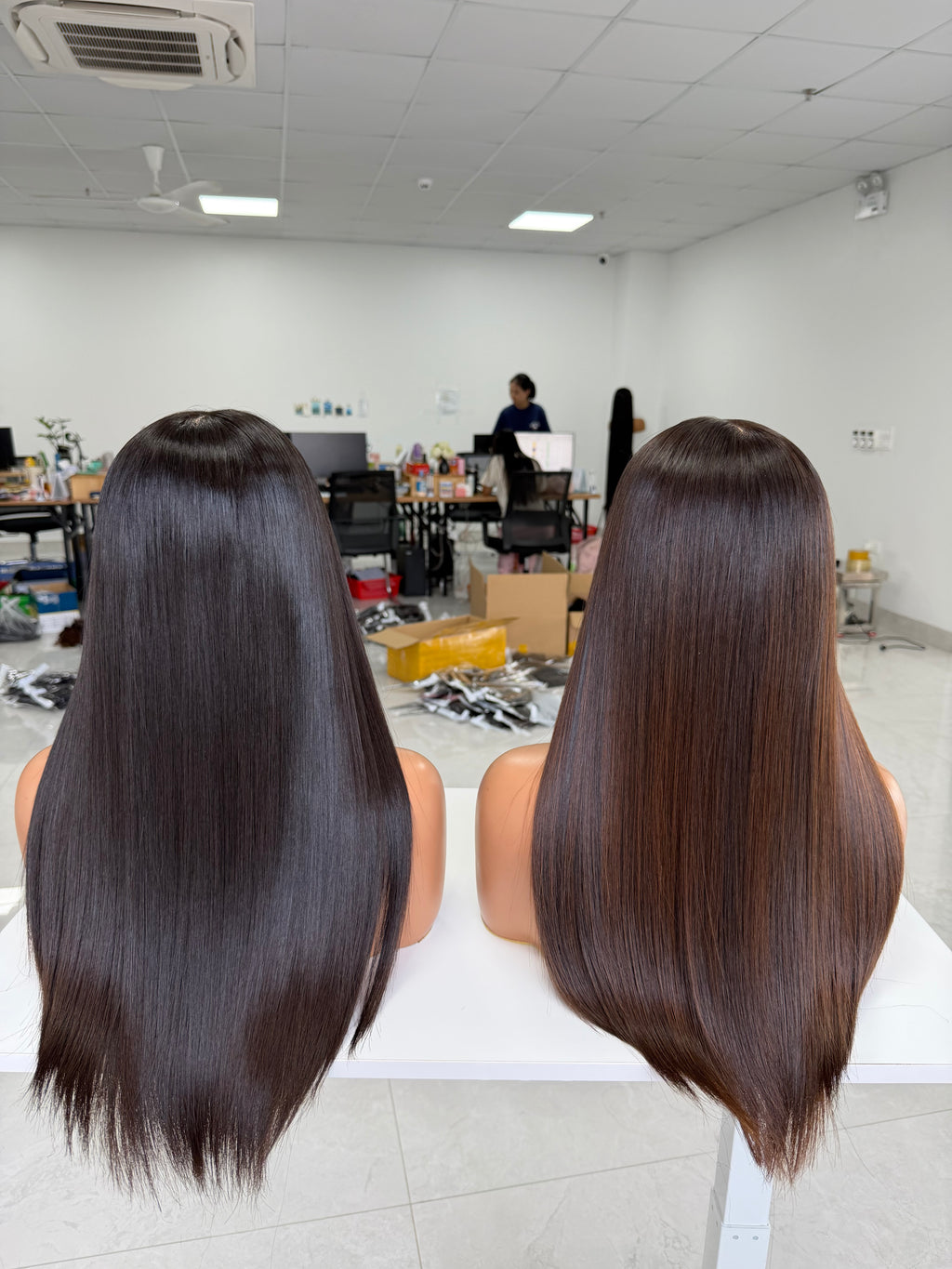 Luxury · 2x6 · 16" · Bone Straight · Density 250