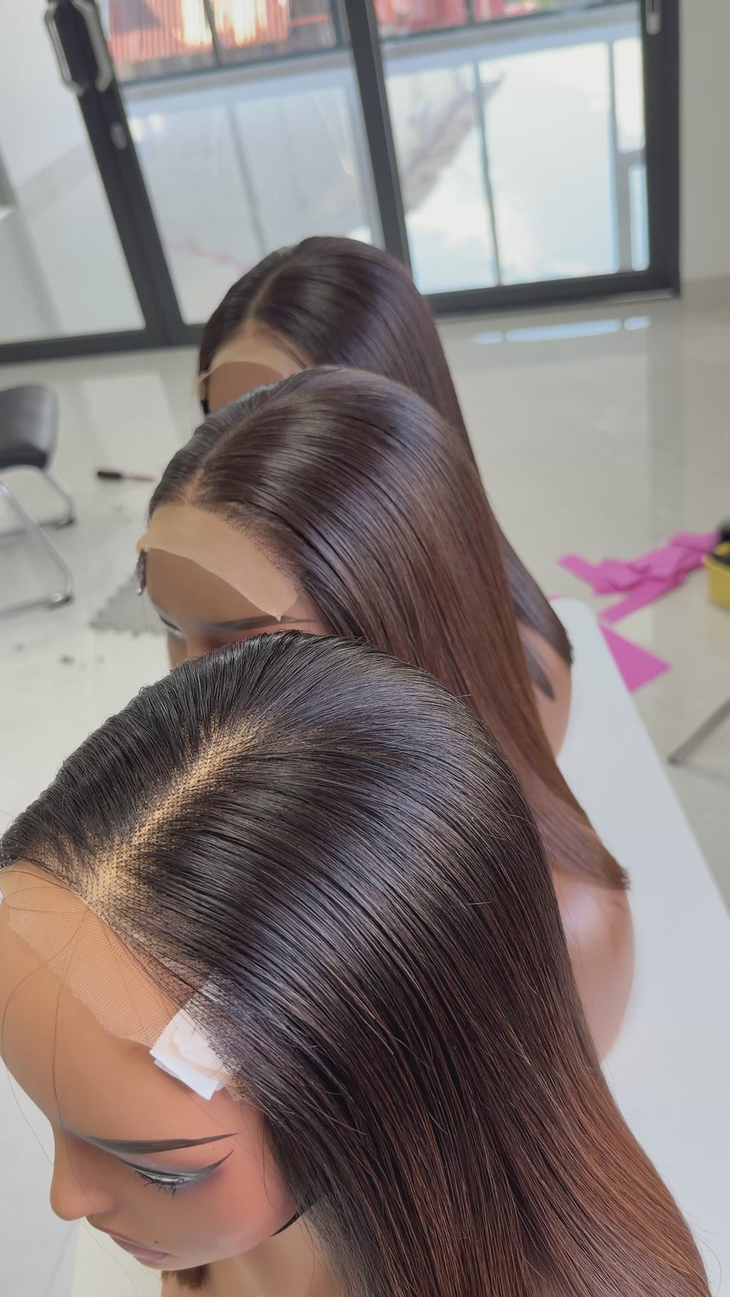 Luxury · 5x5 · 12" · Bone Straight · Density 200