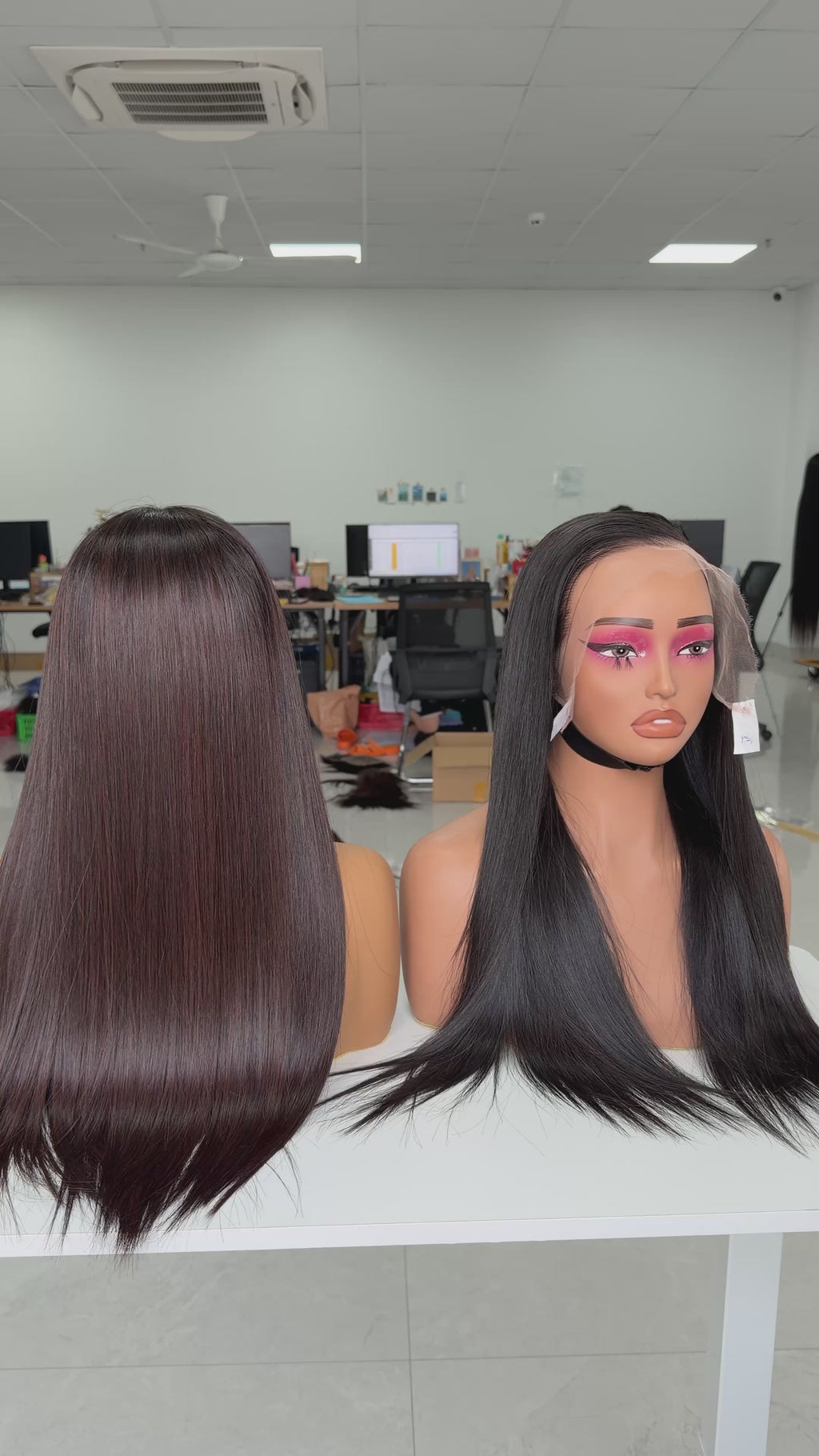 Affordable · HD 13x4 · 18" · Bone Straight · Density 200