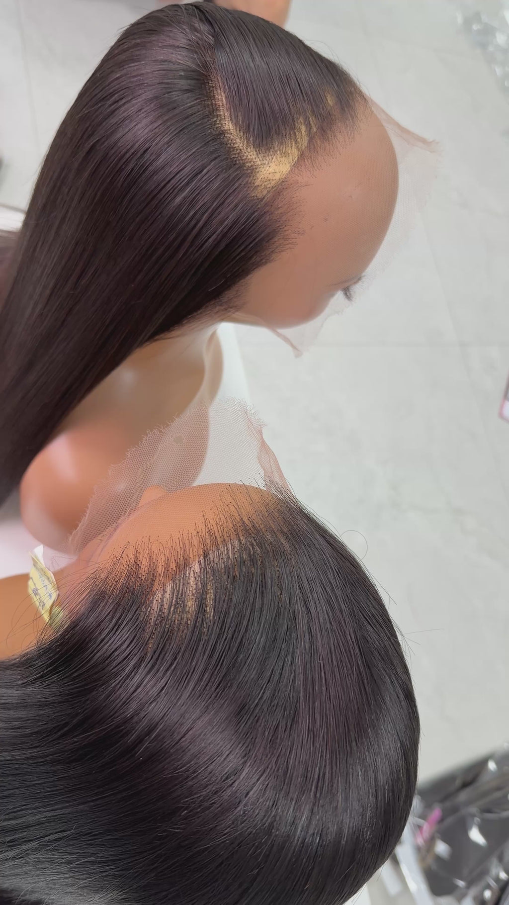 Luxury · HD 13x4 · 16" · Bone Straight · Density 250