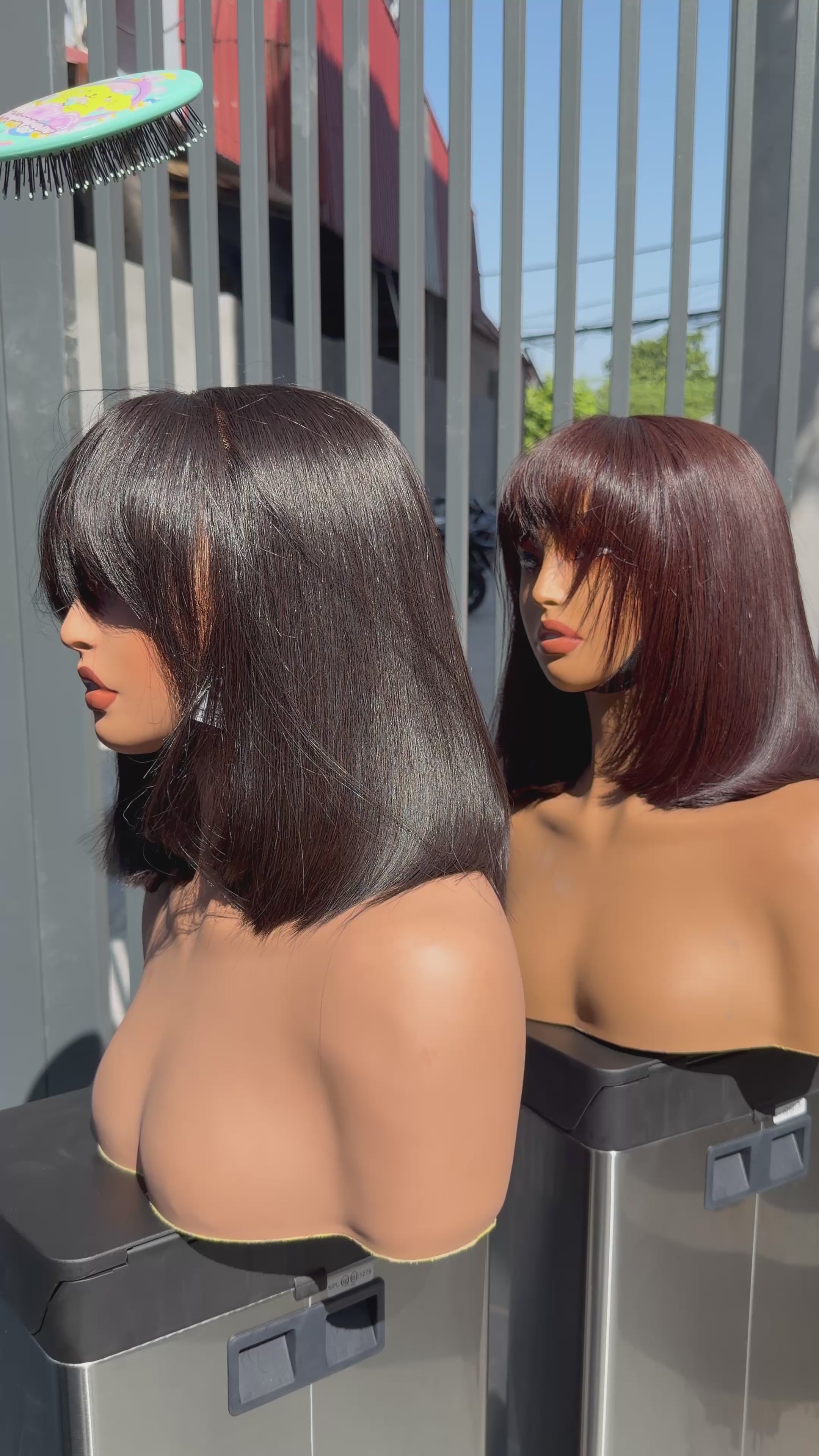 Affordable · Fringe 5x5 · 8" · Bone Straight · Density 200