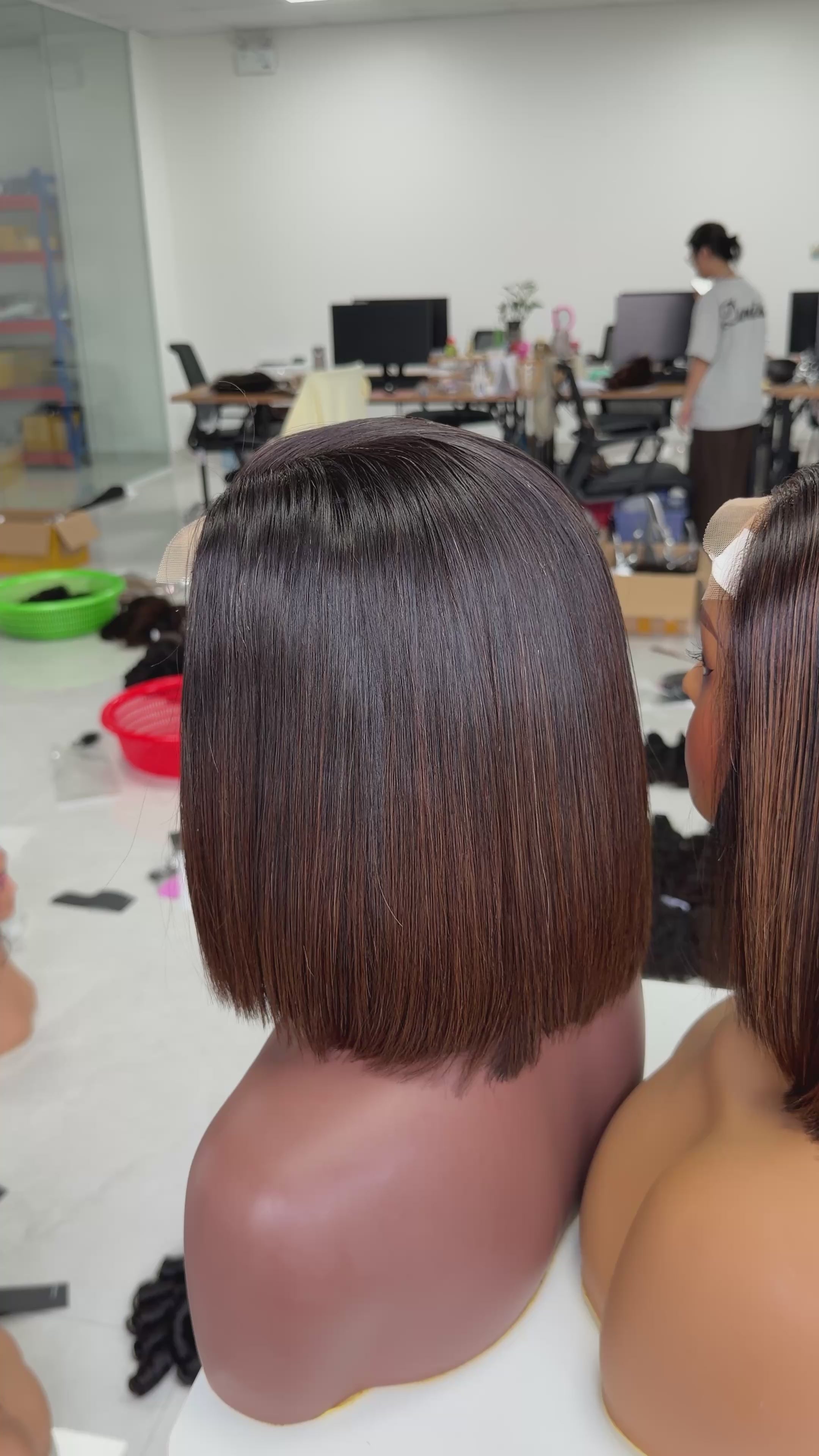 Affordable · 5x5 · 8" · Bone Straight · Density 200