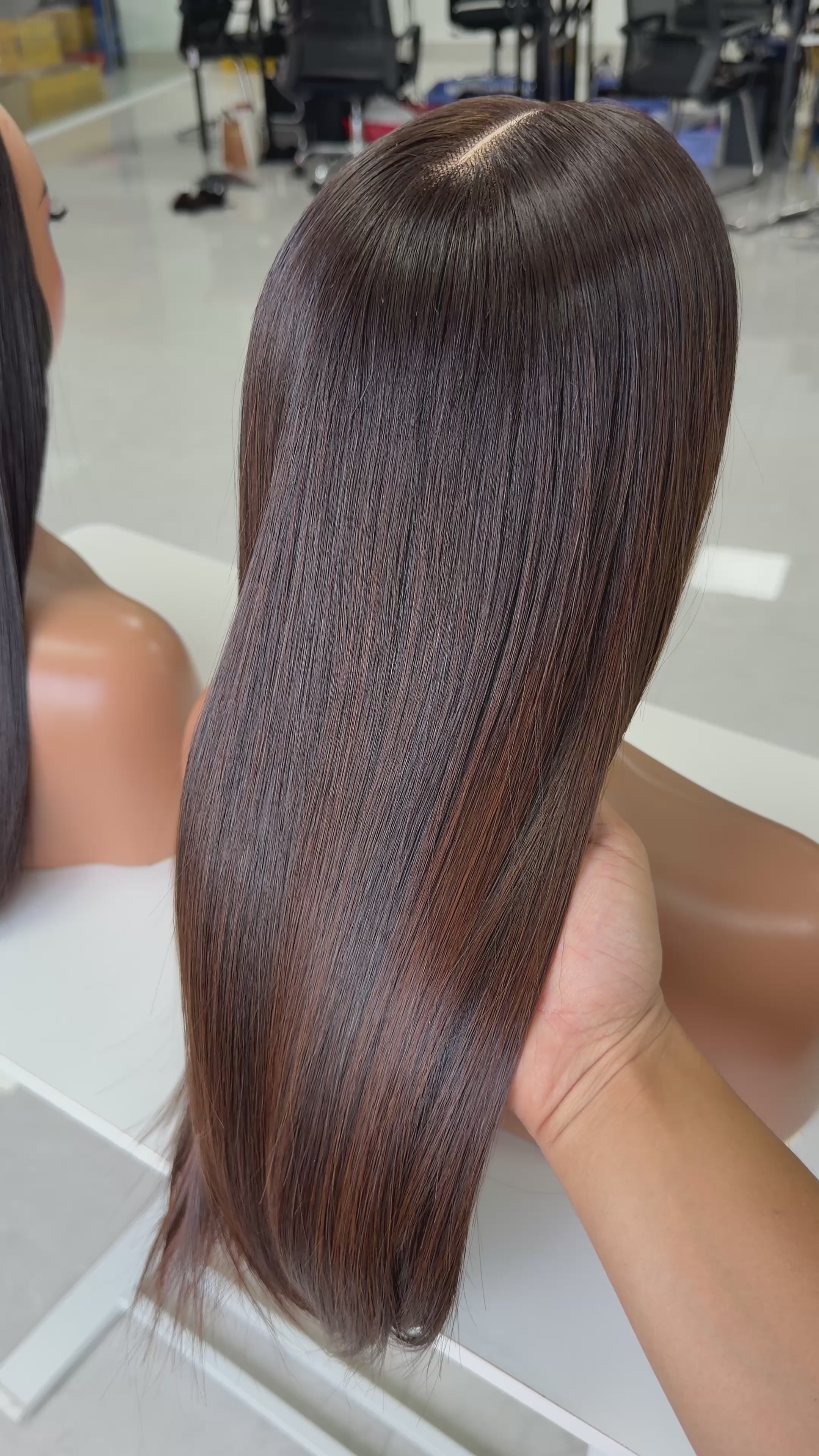 Luxury · 2x6 · 16" · Bone Straight · Density 250