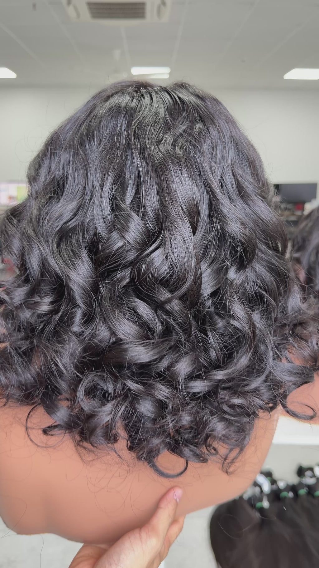 Premium Raw Vietnamese Hair · HD 5x5 · 12" · Bouncy · Density 250