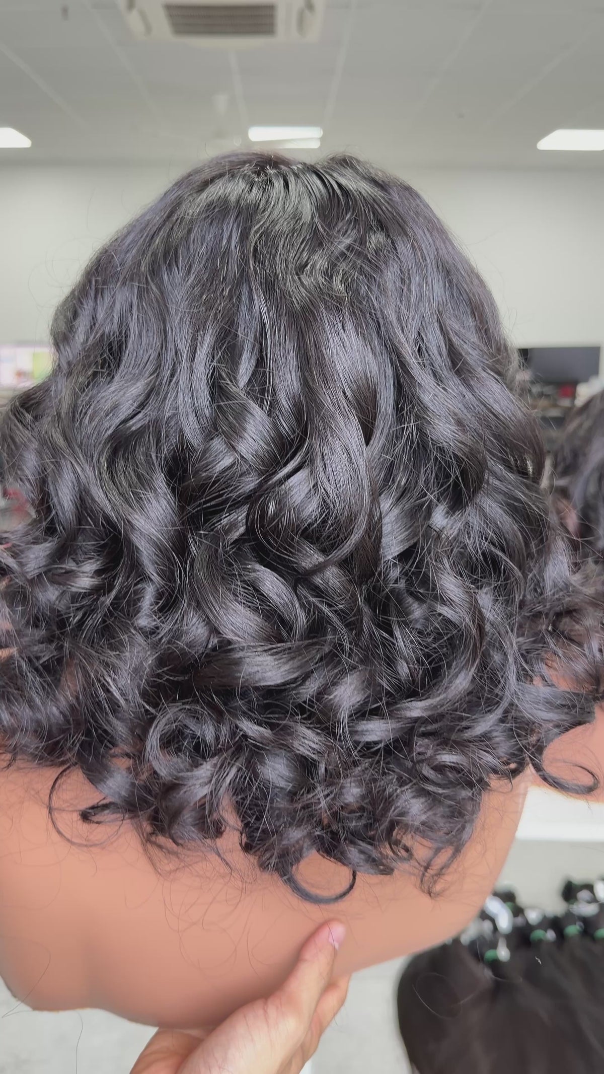 Premium Raw Vietnamese Hair · HD 5x5 · 12" · Bouncy · Density 250