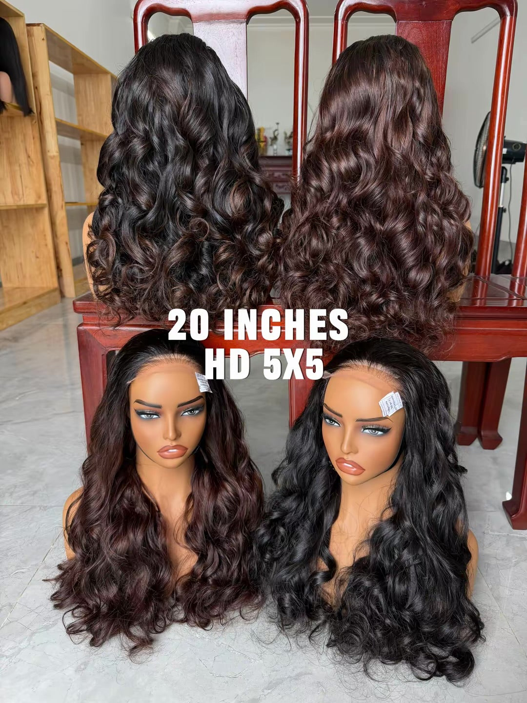 Affordable · HD 5x5 · 20" · Bouncy · Density 250